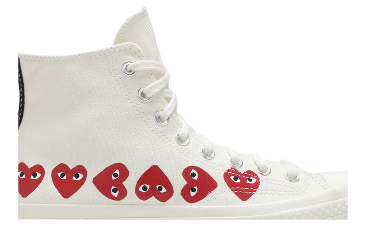 Size Converse Comme des Garçons Play x Chuck 70 Hi Top 'Multi Heart'