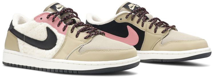 Wmns Air Jordan 1 Retro Low Fleece Parachute Beige