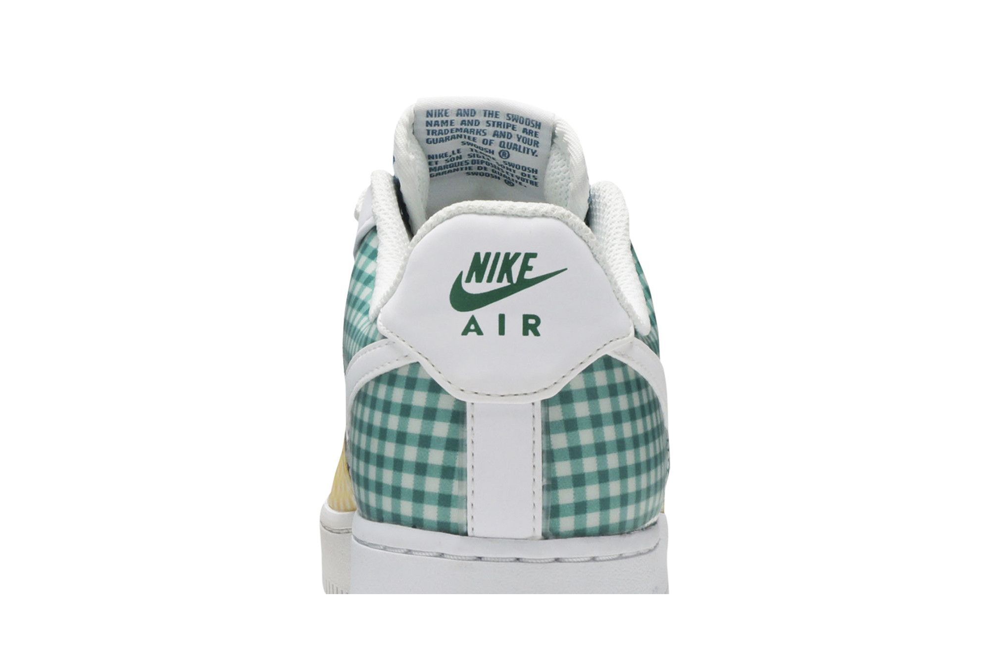 gingham pack air force 1