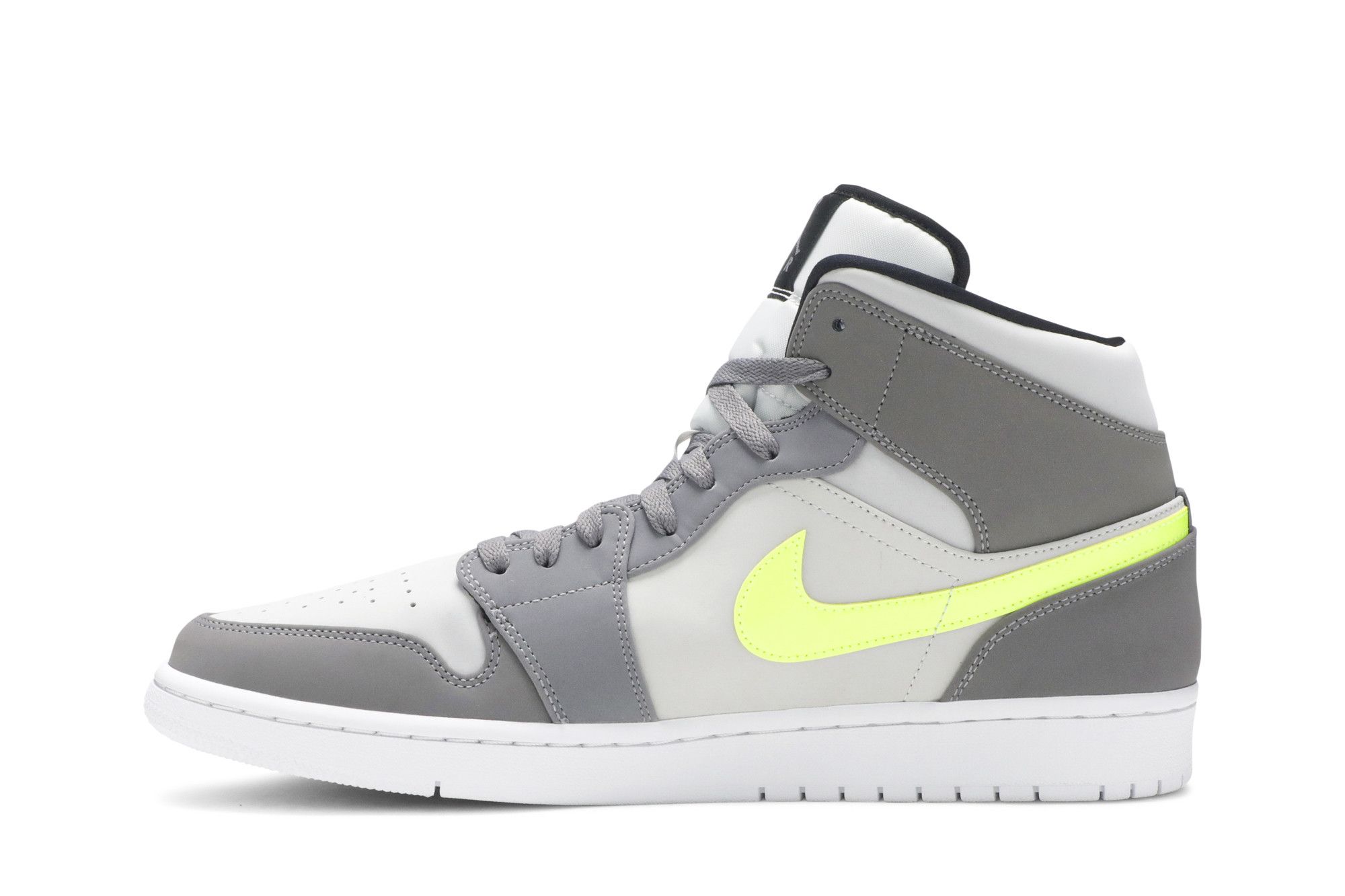 Buy Air Jordan 1 Mid Gunsmoke Volt 554724 072 GOAT