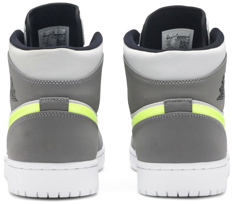 Air Jordan 1 Mid Gunsmoke Volt