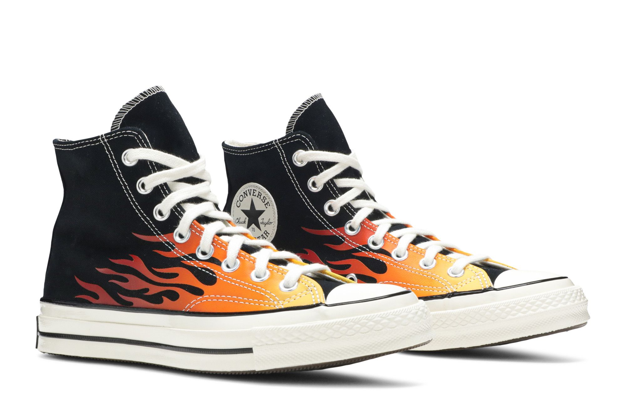 Converse black flame shop