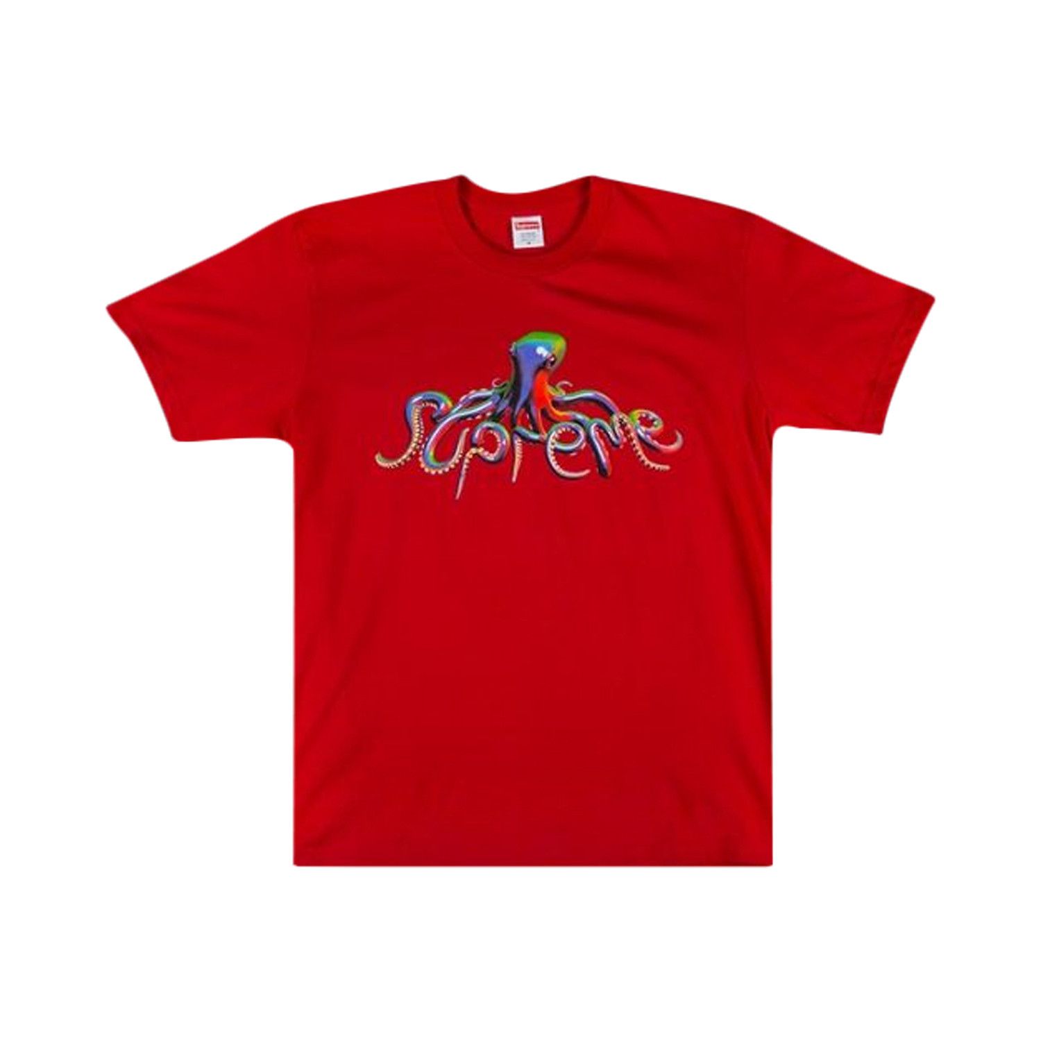Supreme tentacles hotsell tee red