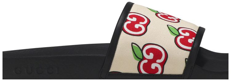 Guccie Wmns Slide Apple Print
