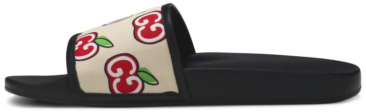 Guccie Wmns Slide Apple Print