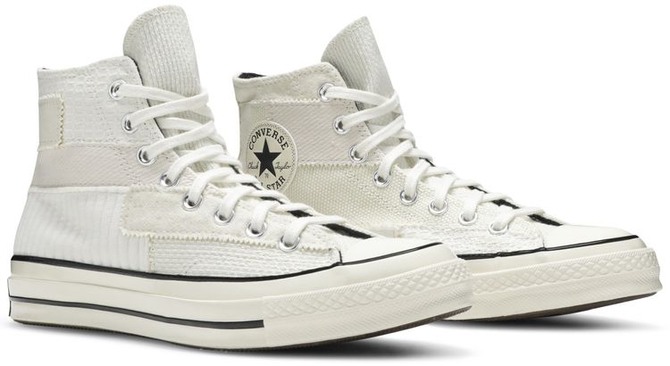 Chuck 70 Hi Mono Patchwork   Antique White