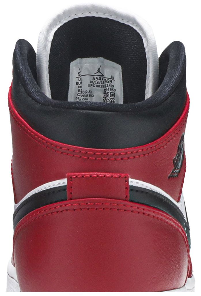 Air Jordan 1 Mid GS Chicago Black Toe