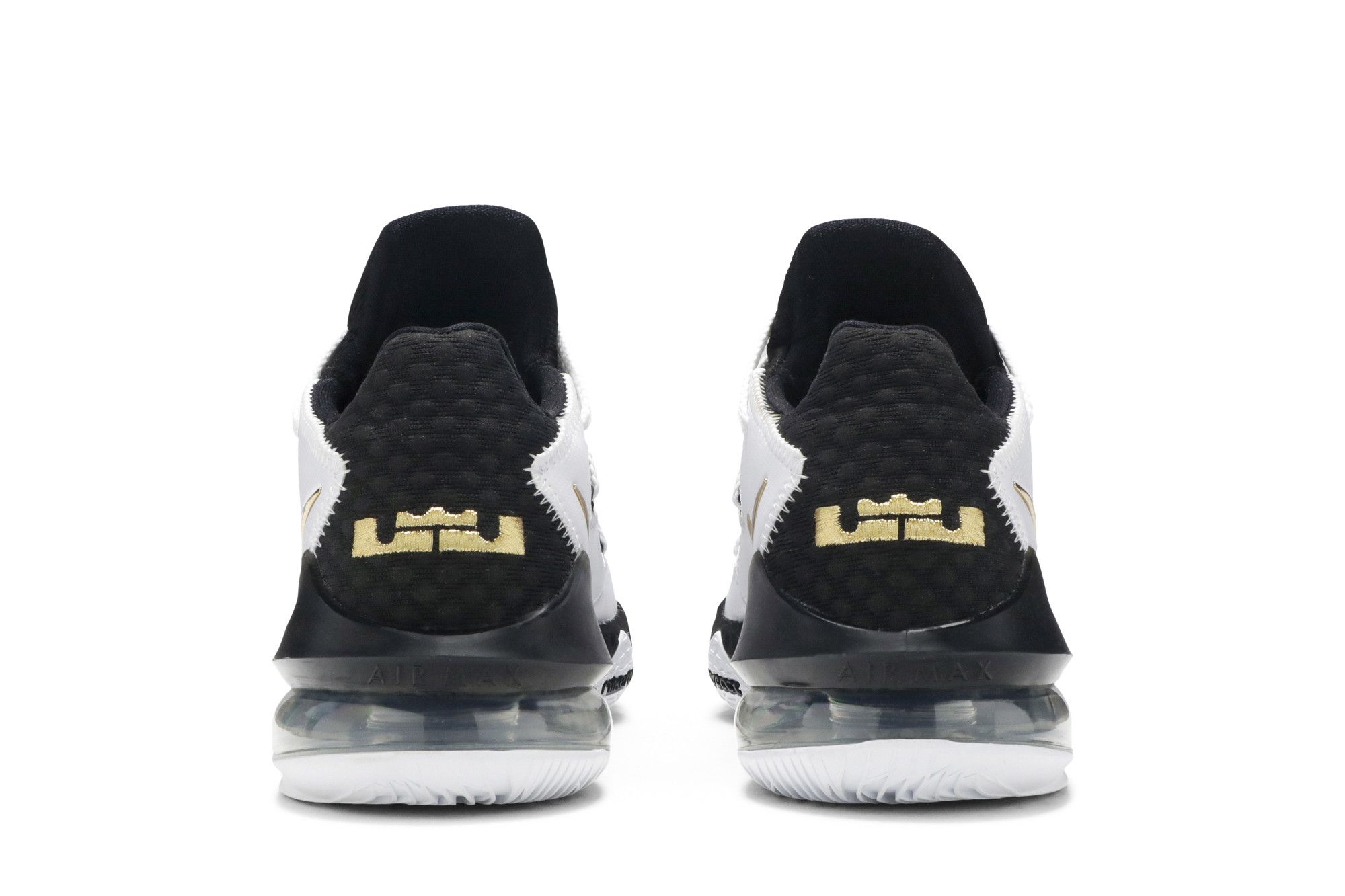 Lebron 17 low white/metallic gold/black clearance