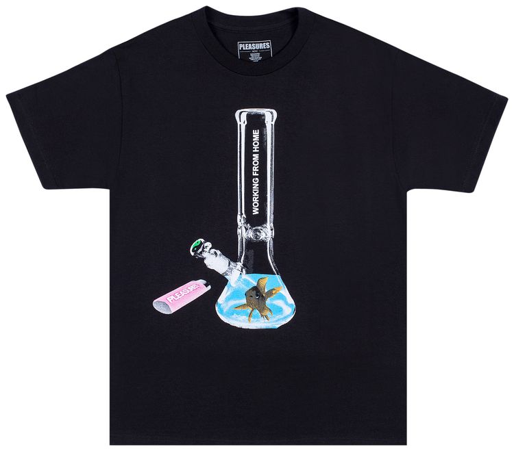 Pleasures Glass T Shirt Black