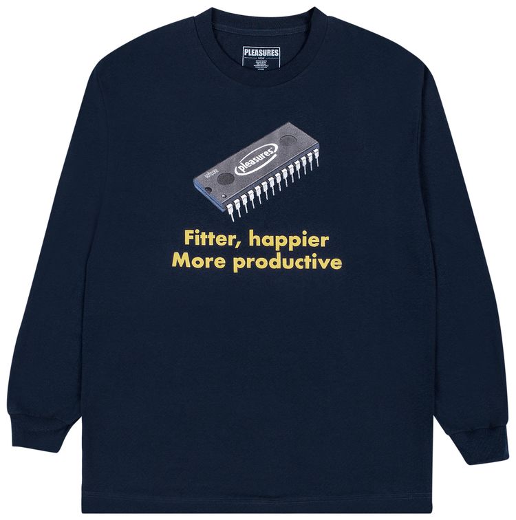 Pleasures Happier Long Sleeve Harbor Blue