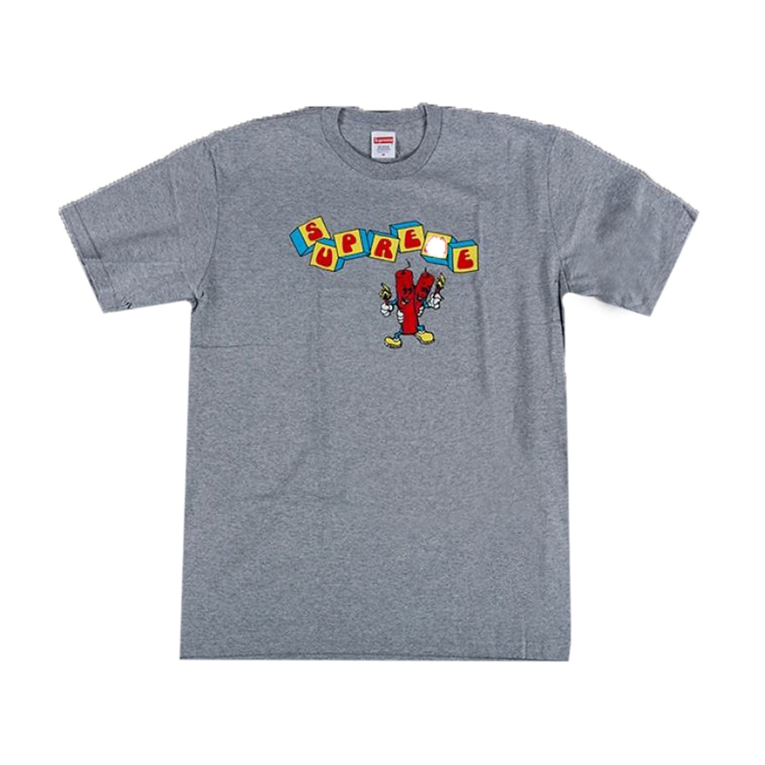 Buy Supreme Dynamite Tee 'Heather Grey' - SS19T20 HEATHER GREY | GOAT