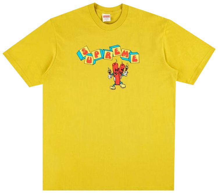 Supreme Dynamite Tee Acid Yellow