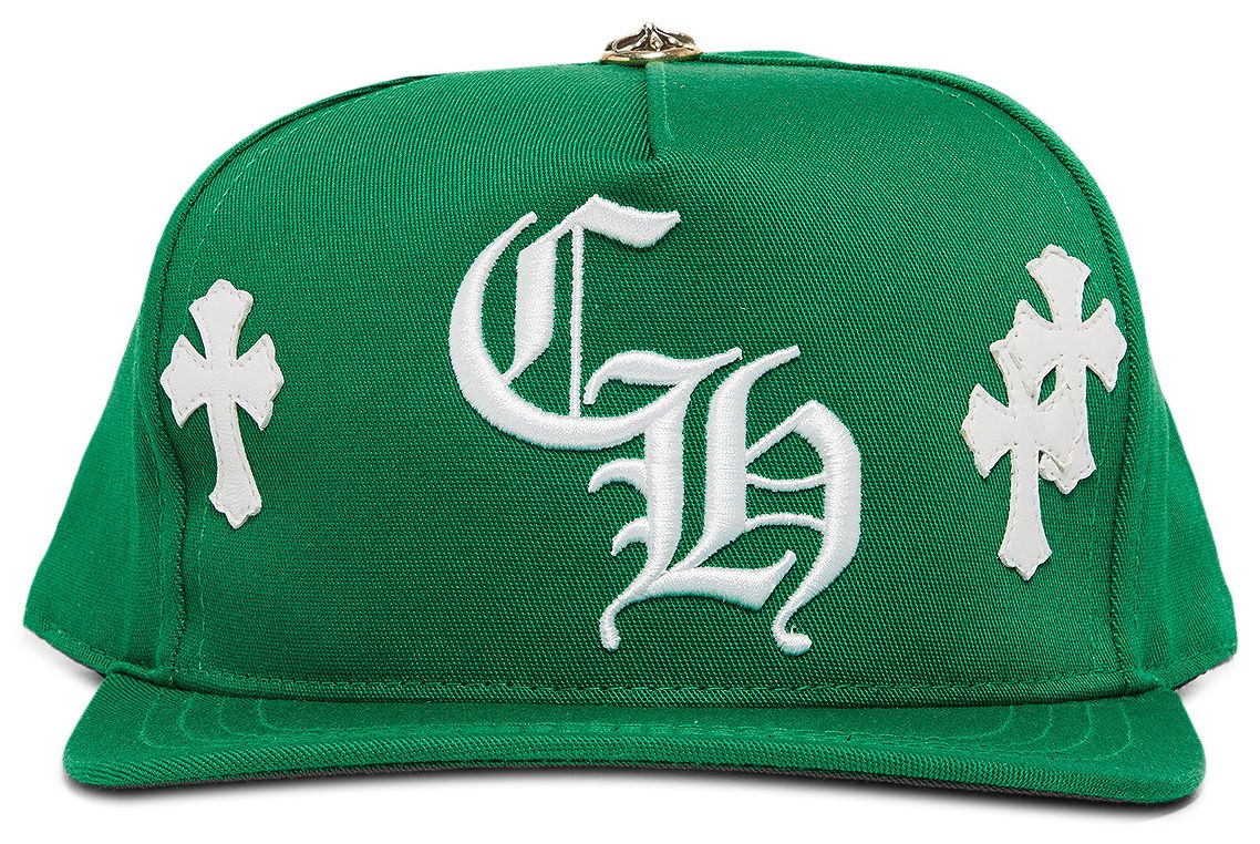 Buy Chrome Hearts Cross Patch Hat 'Green' - 1383 1FW220701CPH GREE | GOAT