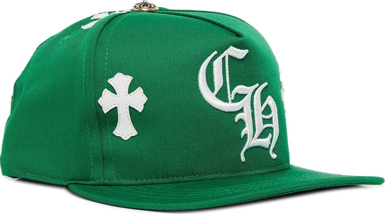 Chrome Hearts Cross Patch Hat Green