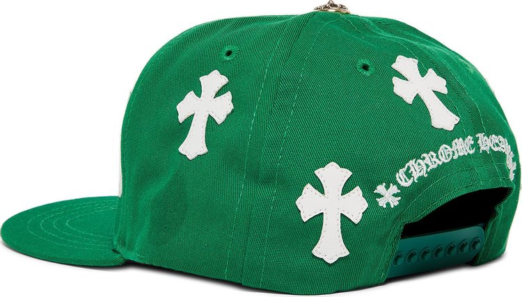 Chrome Hearts Cross Patch Hat Green