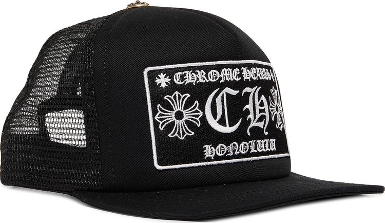 Chrome Hearts Honolulu Trucker Hat Black