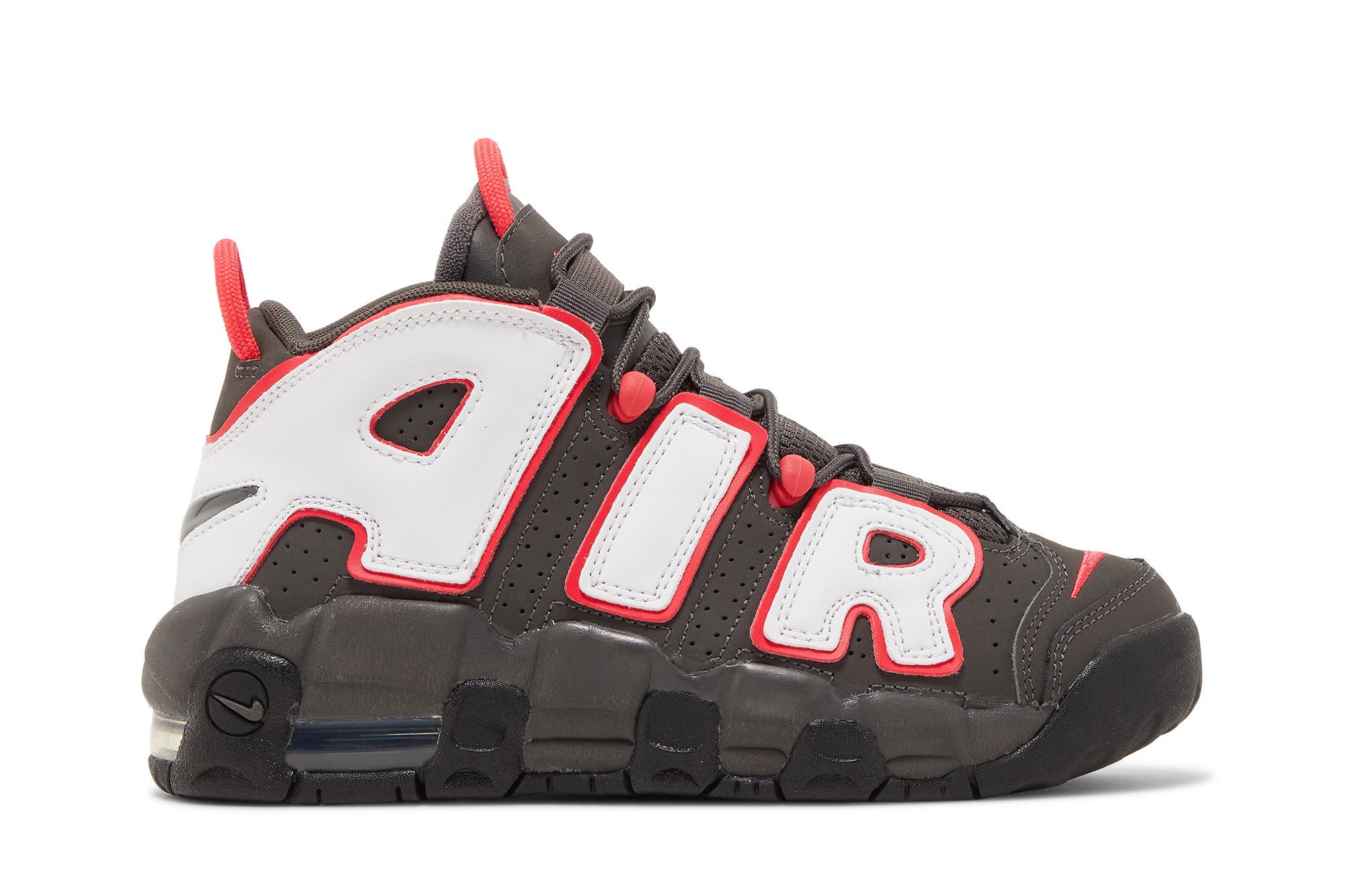 Buy Air More Uptempo GS Medium Ash Siren Red White DH9719 200 GOAT UK