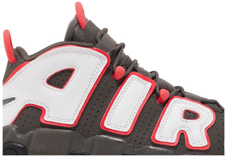 Nike Air More Uptempo GS Medium Ash Siren Red White