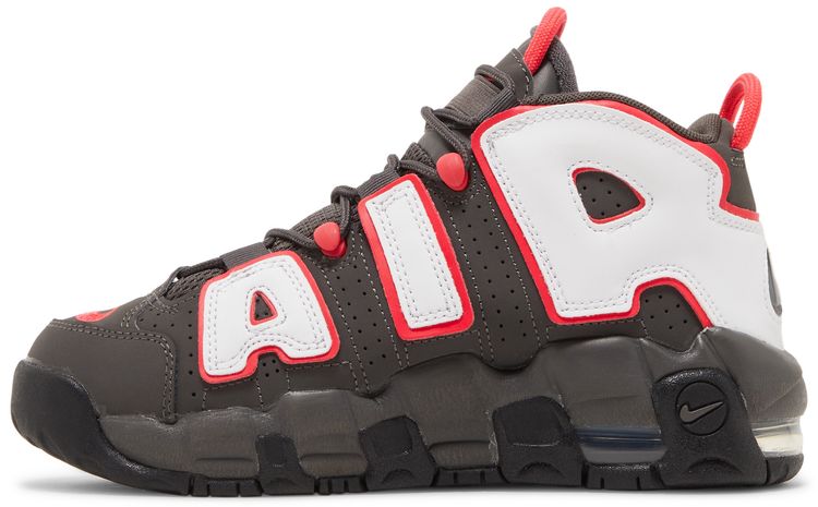 Nike Air More Uptempo GS Medium Ash Siren Red White