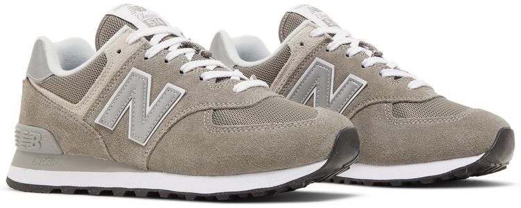 New Balance Wmns 574 Core Wide Grey White