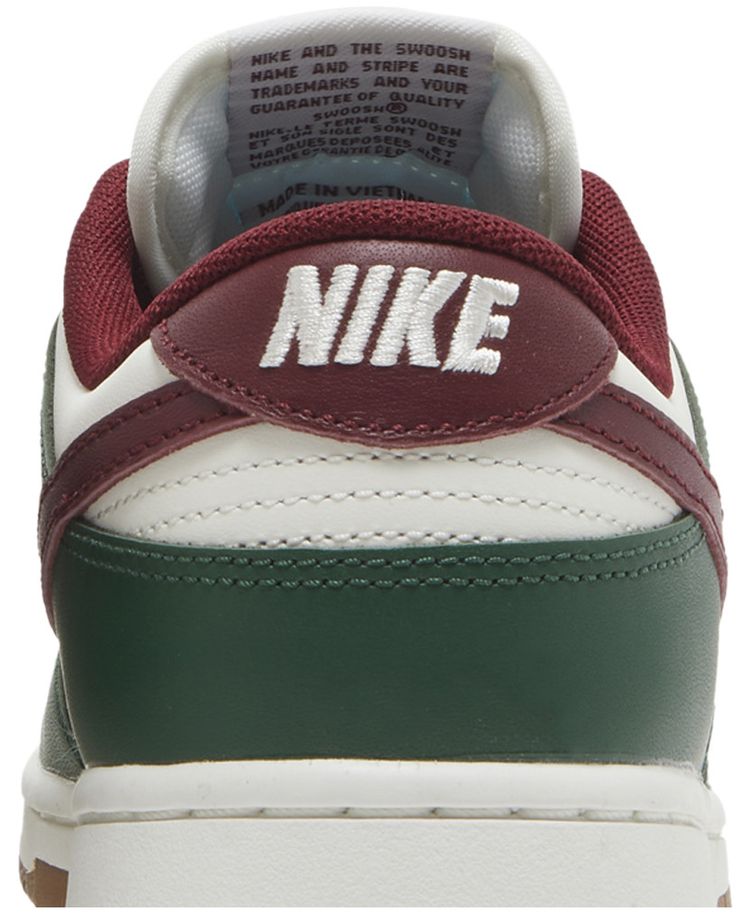 Nike Dunk Low Gorge Green Team Red