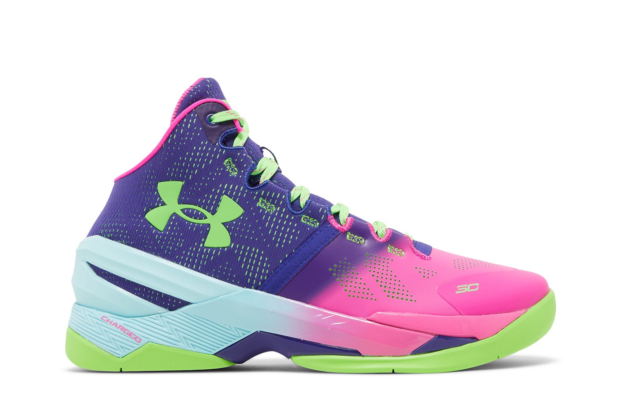 Under armour curry top 2 womens pink