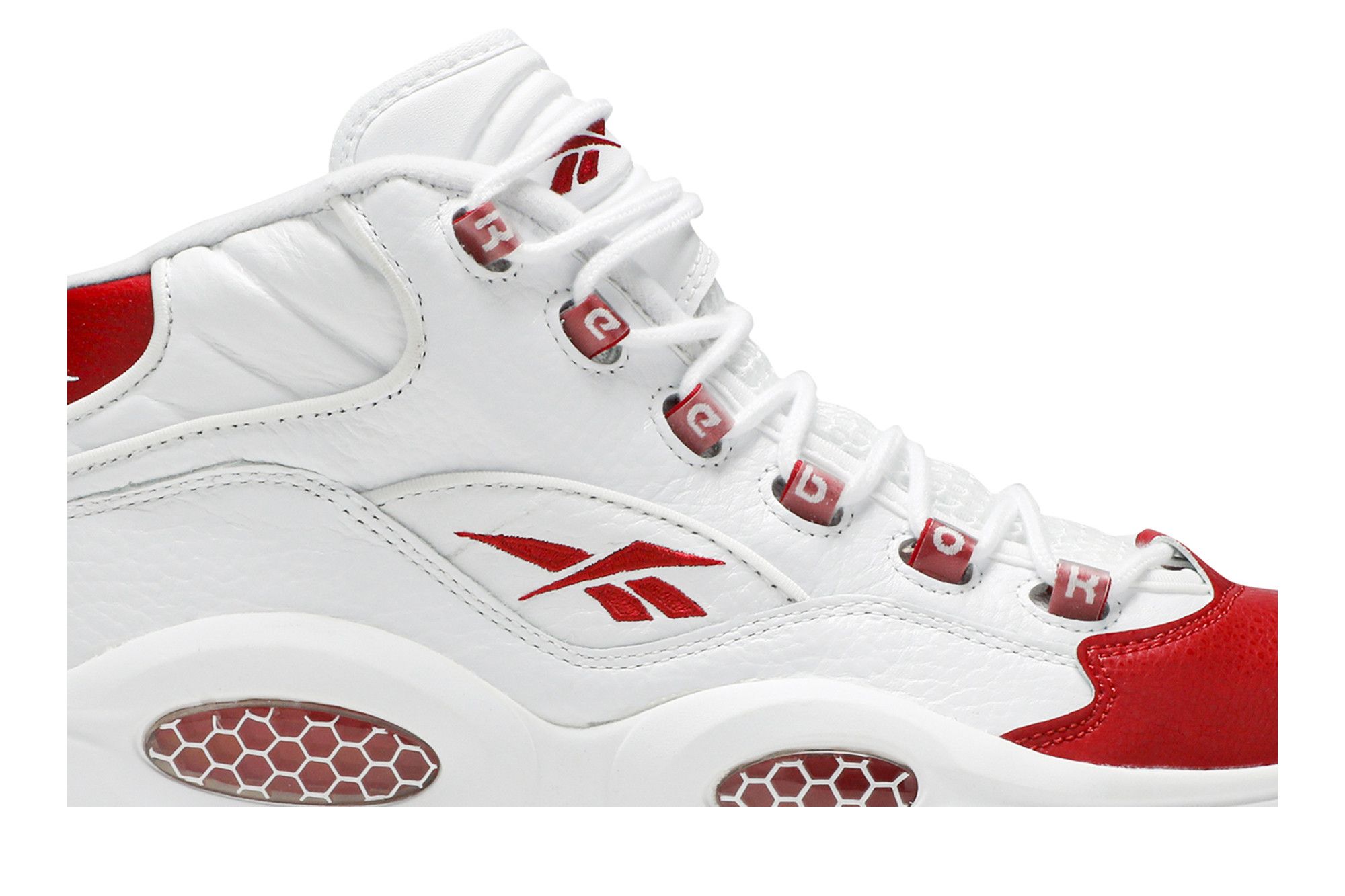 Buy Question Mid White Pearlized Red 79757 GOAT