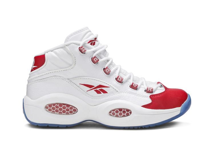 Buy Reebok Question Mid 'White Pearlized Red' 2016 - 79757 16 | GOAT