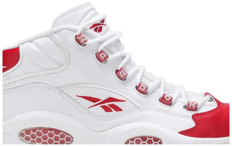 Reebok Question Mid White Pearlized Red 2016