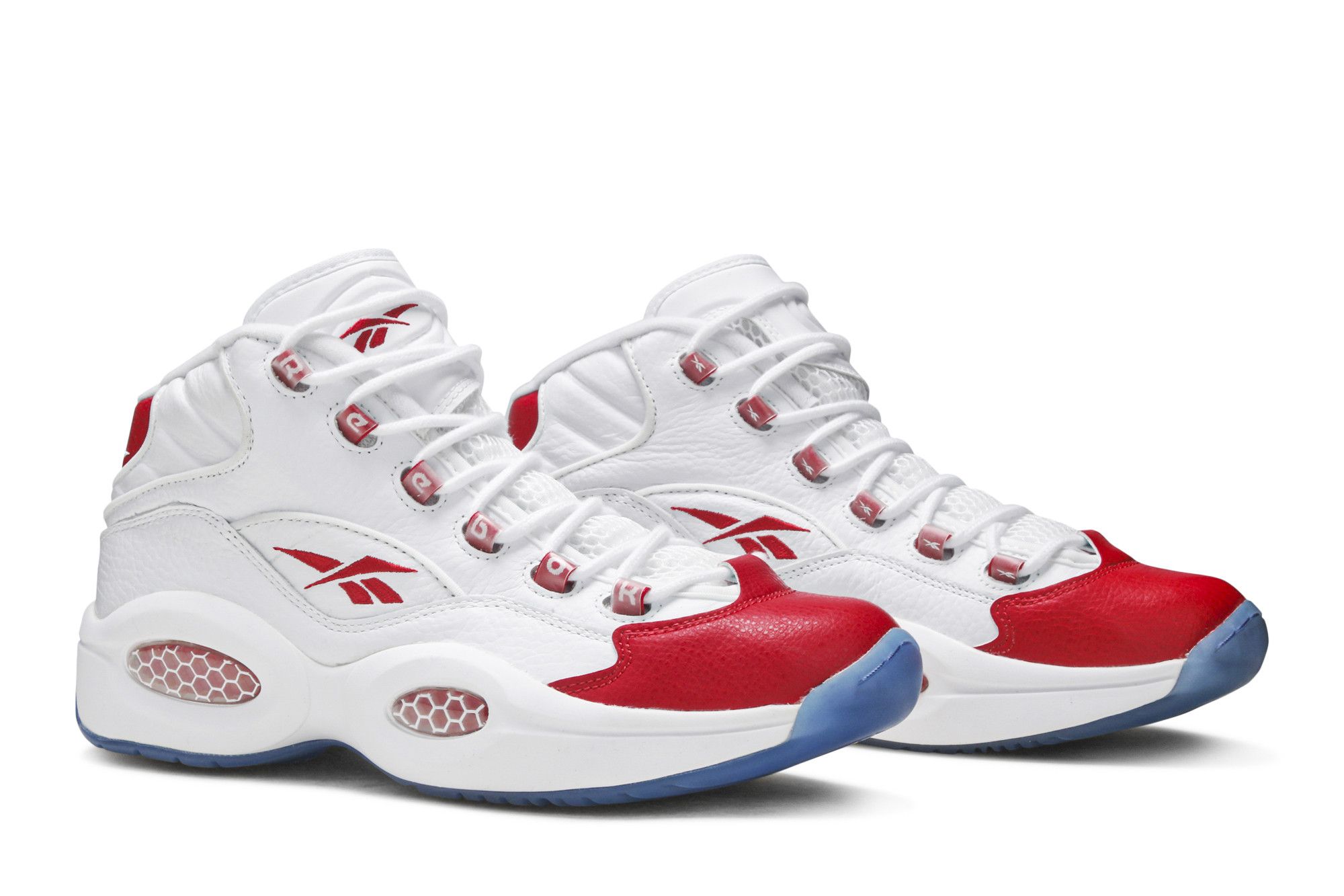 Size 10.0 Question Mid White Pearlized Red 2016