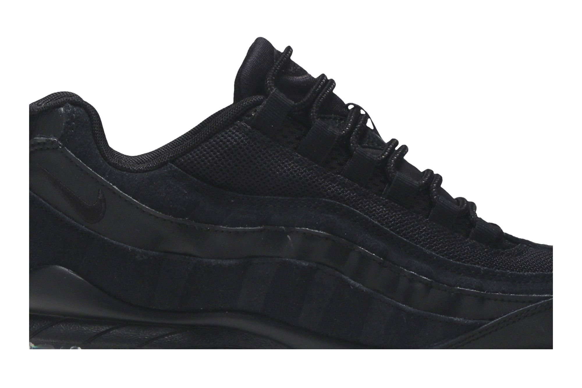 Nike air max 95 gs triple black on sale