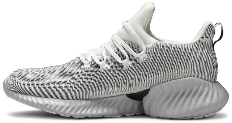 Adidas AlphaBounce Instinct Cloud White Grey Two
