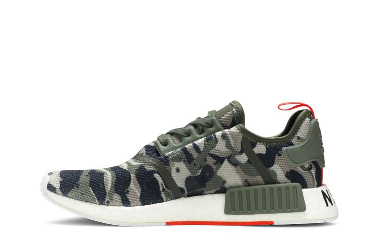 adidas gazelle silver green womens Big Kids adidas NMD_R1 Shoes Olive Strata HQ1652