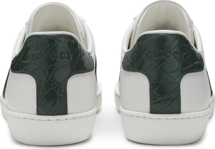 Gucci Wmns Ace Green Crocodile