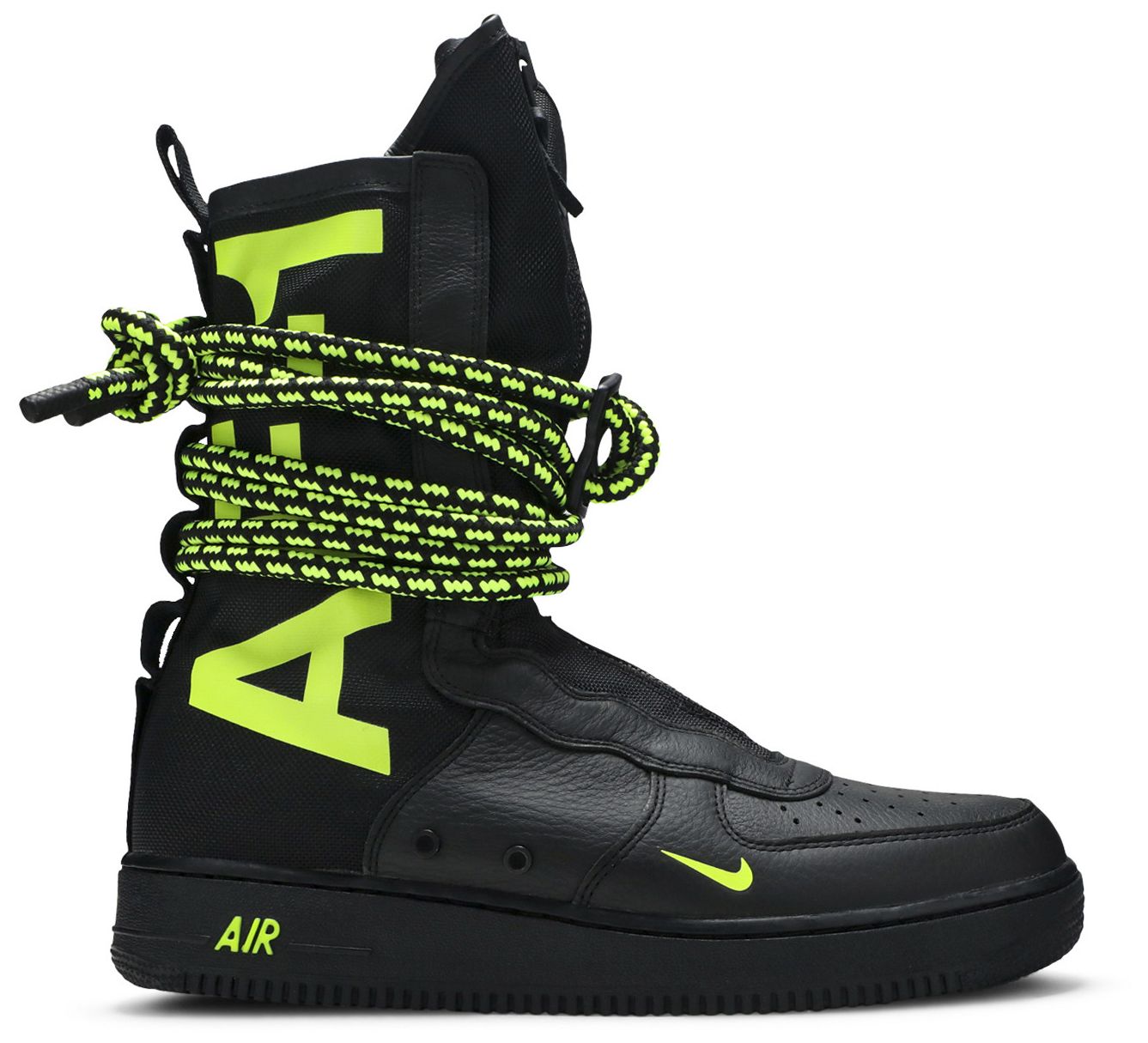 air force 1 high black volt