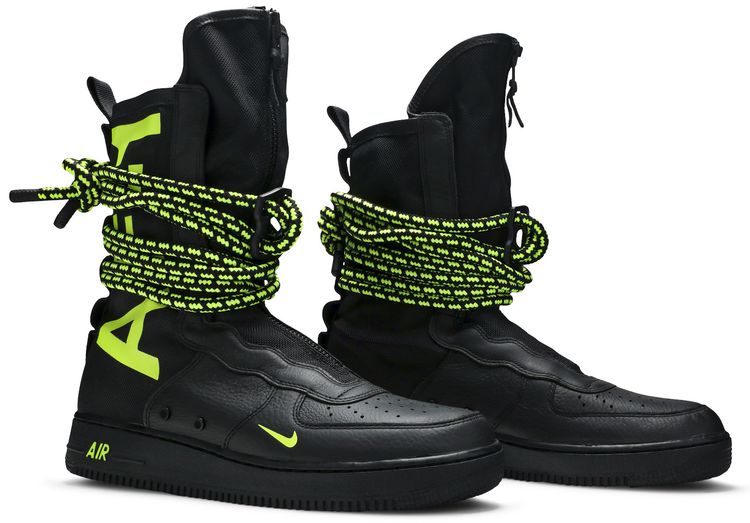 Nike SF Air Force 1 High Black Volt