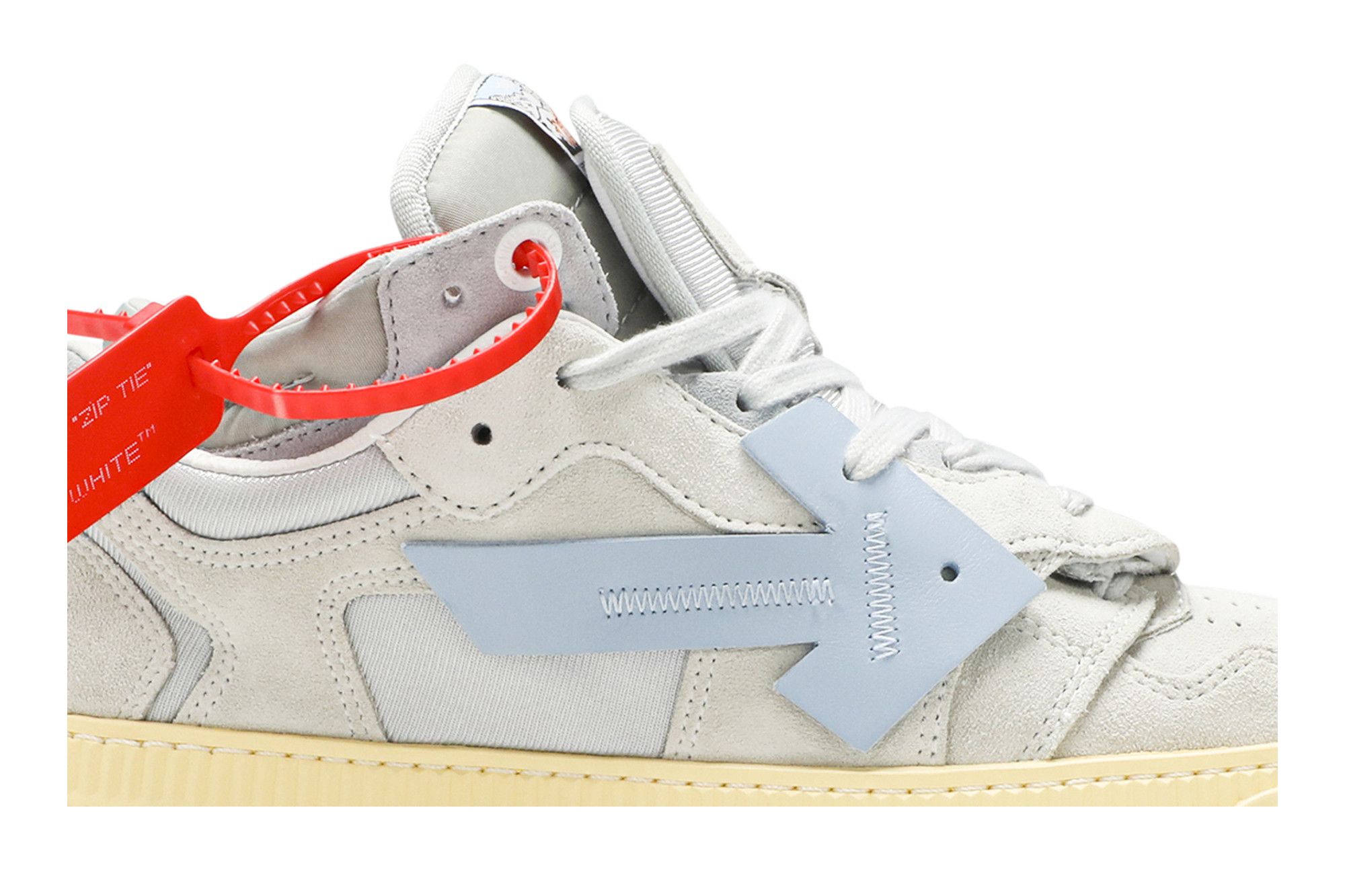 Size 6.0 Off-White Wmns 3.0 Low 'Light Grey'