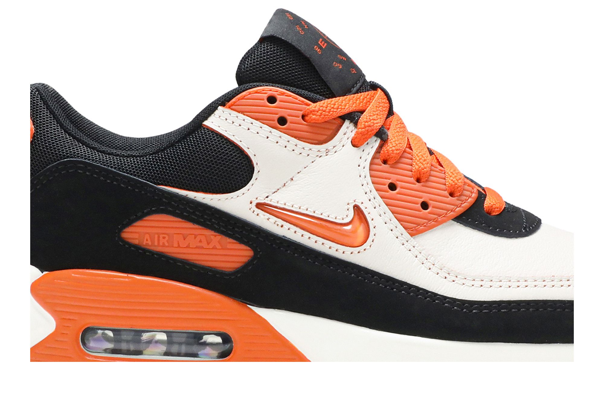 Orange nike shoes air max top