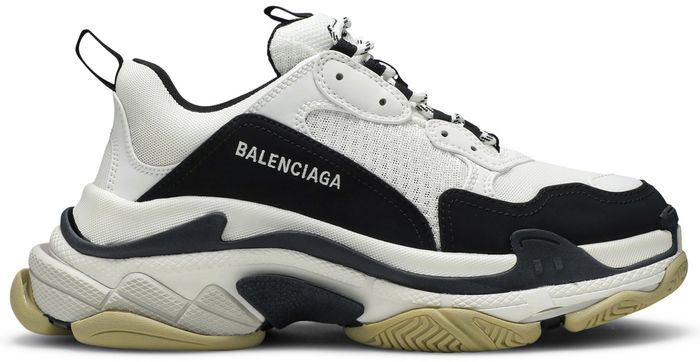 balenciaga triple s white 37
