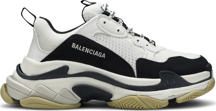 Buy Balenciaga Triple S Sneaker 'White Black' - 536737 W09OM 9058 | GOAT