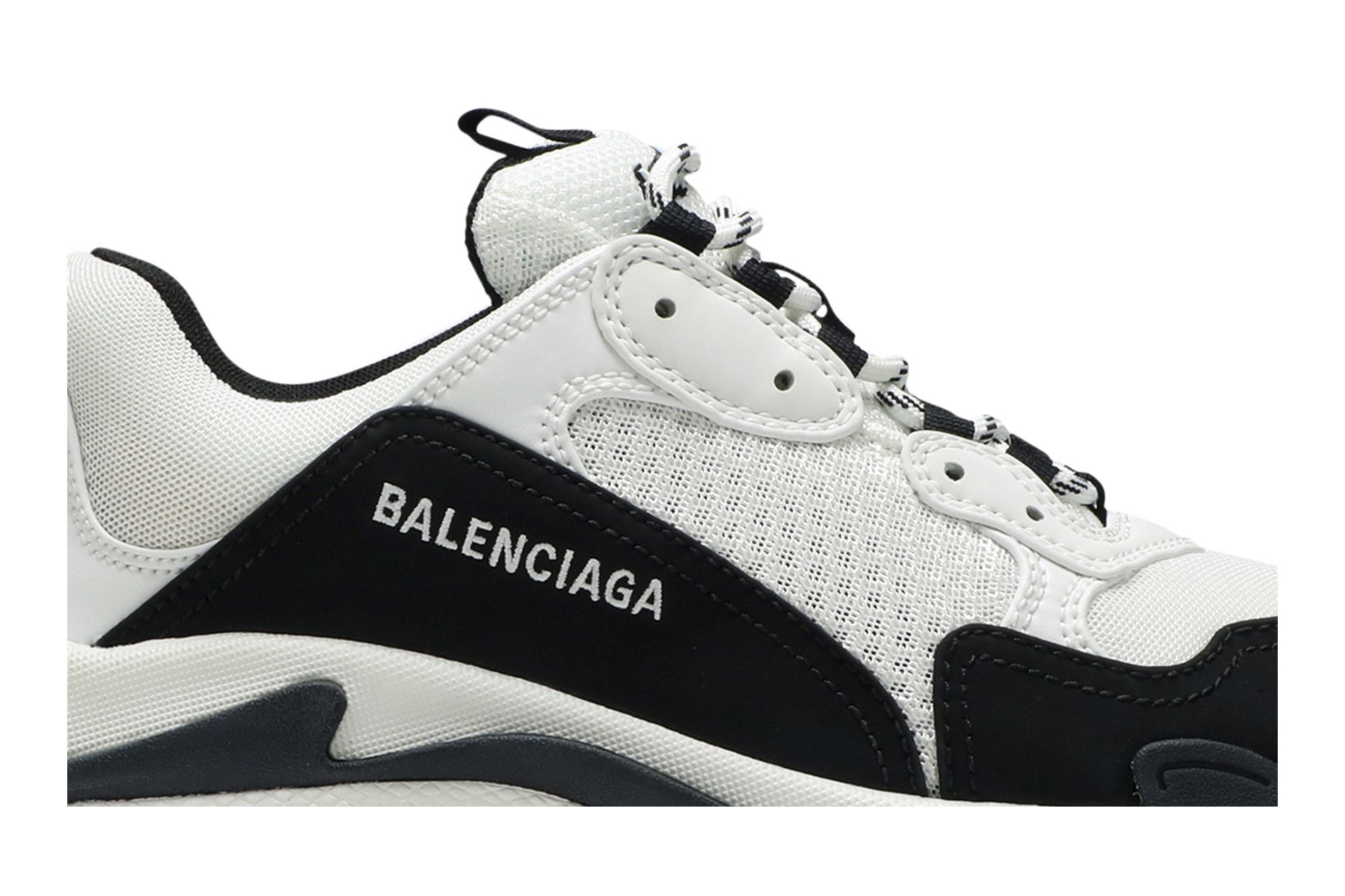 Buy Balenciaga Triple S Sneaker 'White Black' - 536737 W09OM 9058