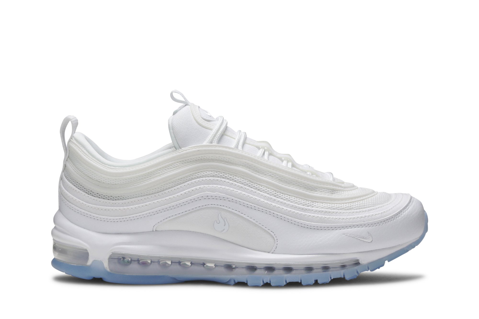 white ice blue air max 97