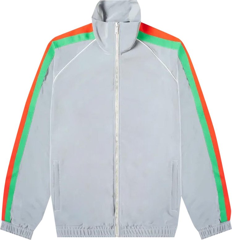Gucci Reflective Jersey Oversize Jacket 'Silver'