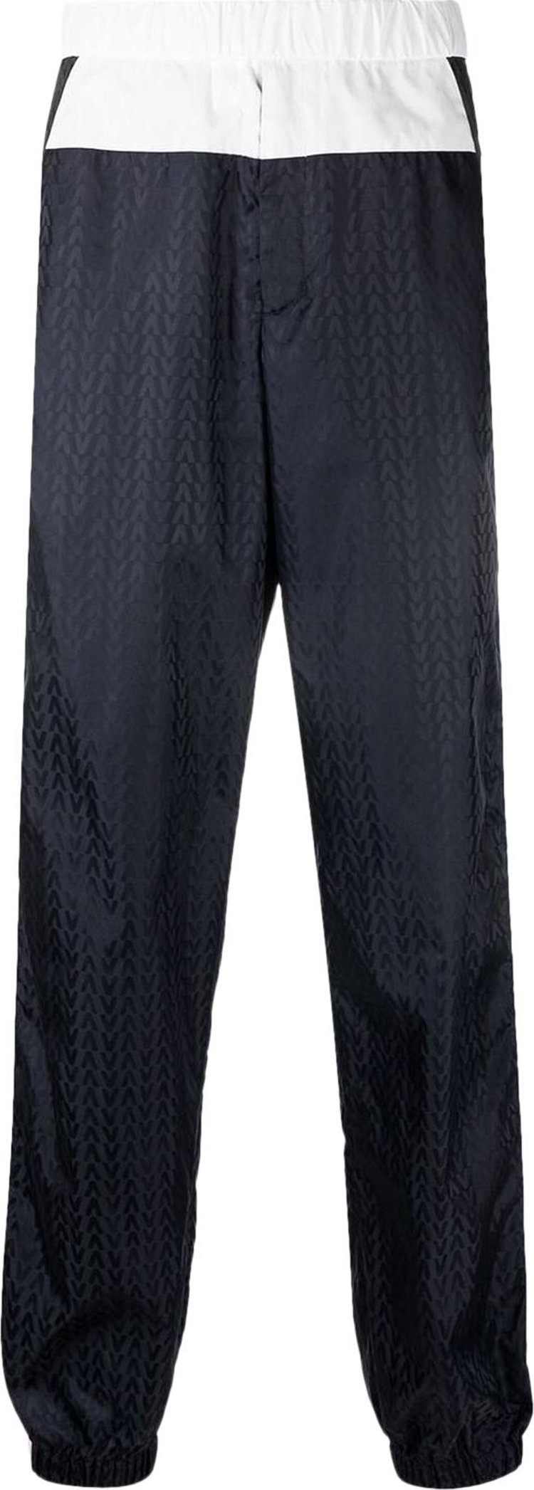 Valentino Jogging Pants With Optical Jacquard 'Multicolor'