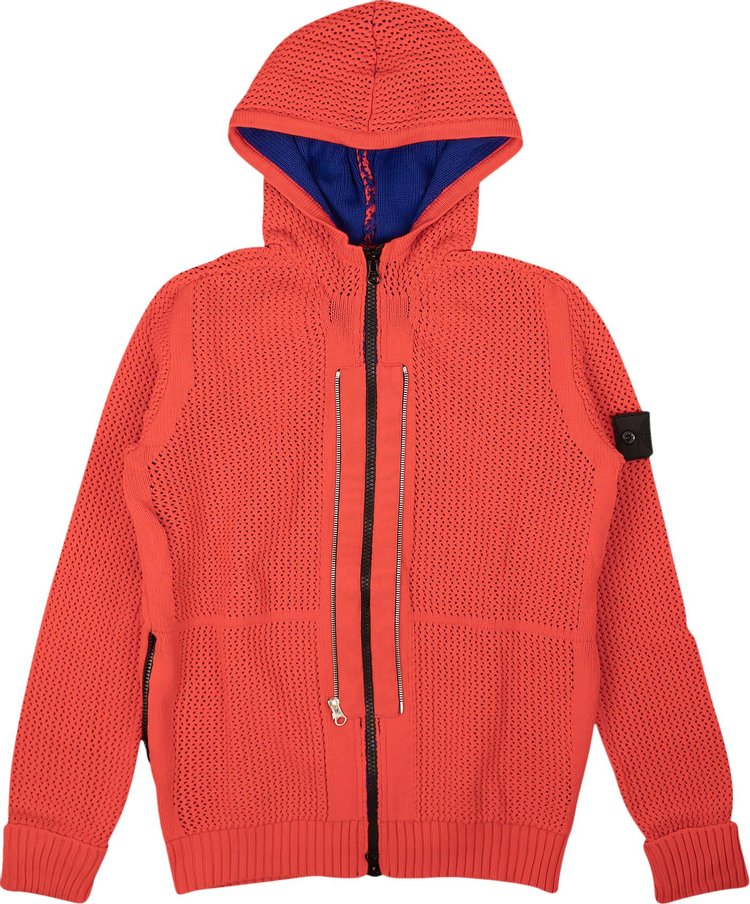 Stone Island Shadow Project Knit Hoodie 'Red'