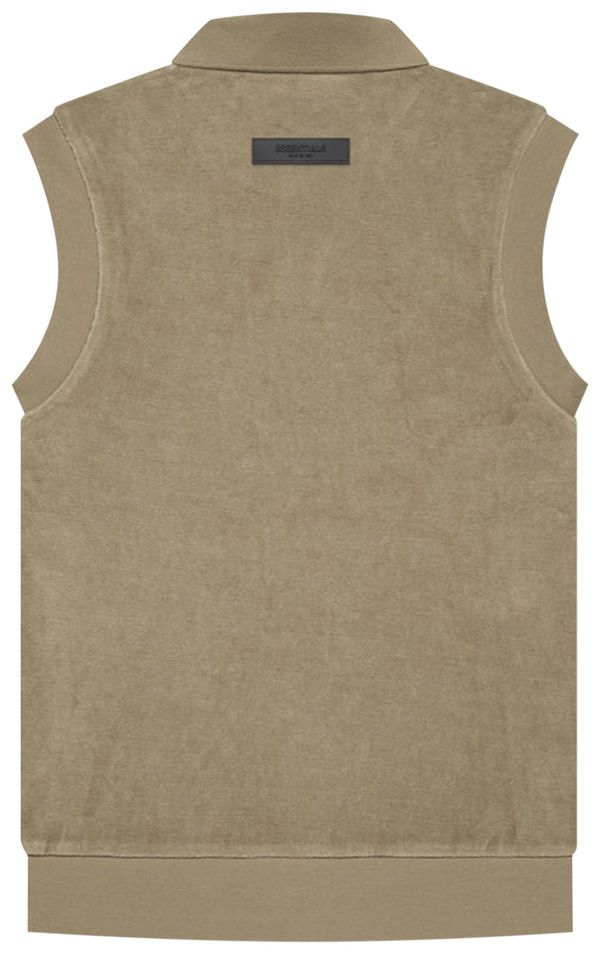 Velour Sleeveless Polo 'Oak' 2