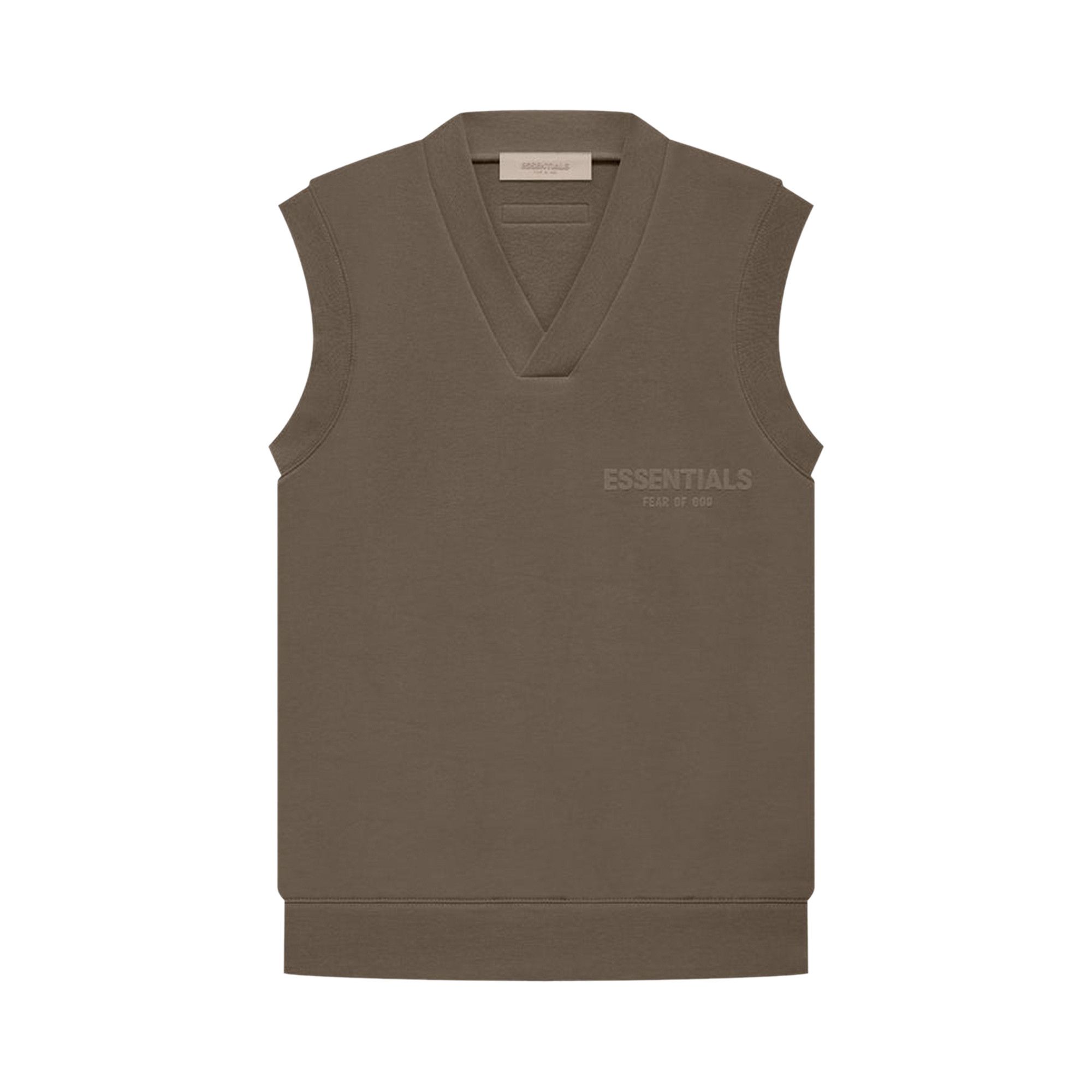 入荷nowオンラインストア Buy Fear of God Essentials V Neck Vest 'Wood トップス