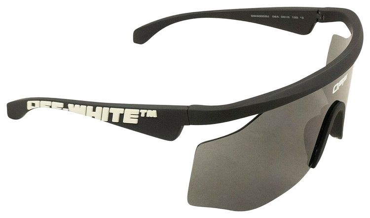 Off White Mask Logo Sunglasses Black