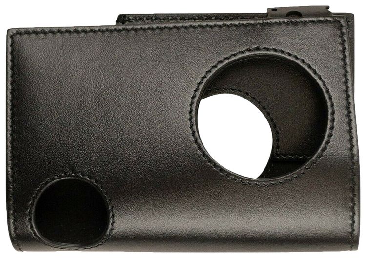 Off White Meteor Passport Holder Black