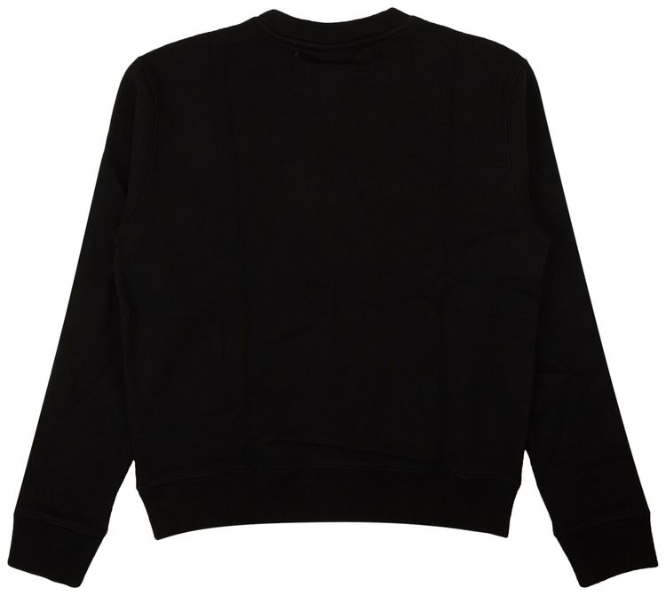 Off White Logo Slim Crewneck Black